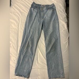 Abercrombie & Fitch 90s straight ultra high rise Curve Love